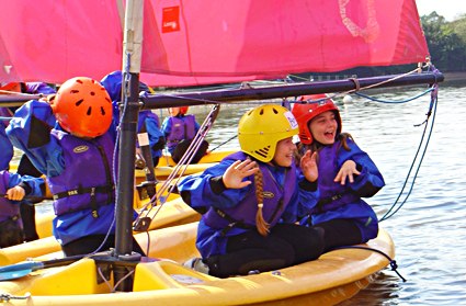 Scouts sailing Scouts sailing
